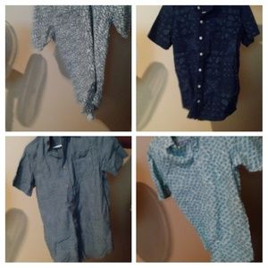 Semi new button up little bys shorts.3.00 a piece